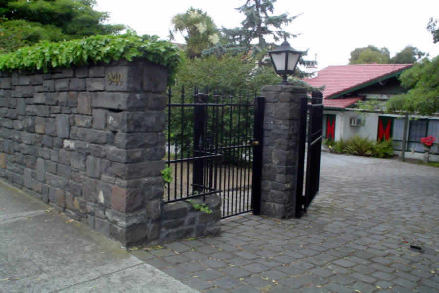walls and entrances